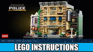 LEGO Icons 10278 Police Station building instructions