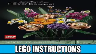 LEGO Icons 10280 Flower Bouquet building instructions