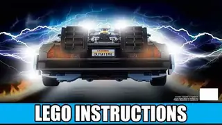LEGO Icons 10300 Back to the Future Time Machine building instructions