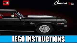 LEGO Icons 10304 Chevrolet Camaro Z/28 1969 building instructions
