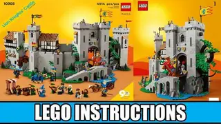 LEGO Icons 10305 Lion Knights' Castle building instructions
