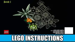 LEGO Icons 10309 Succulents building instructions