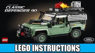 LEGO Icons 10317 Land Rover Classic Defender 90 building instructions
