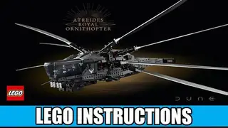 LEGO Icons 10327 Dune Atreides Royal Ornithopter building instructions