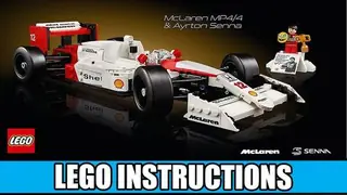 LEGO Icons 10330 McLaren MP4/4 & Ayrton Senna building instructions