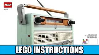 LEGO Icons 10334 Retro Radio building instructions