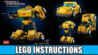 LEGO Icons 10338 Bumblebee building instructions