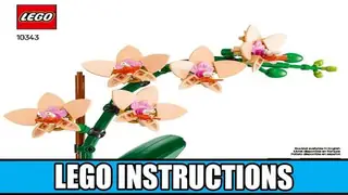 LEGO Botanicals 10343 Mini Orchid building instructions