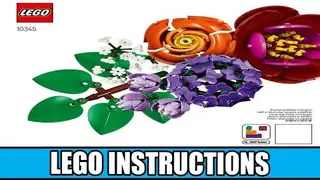 LEGO Botanicals 10345 Flower Arrangement building instructions