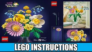 LEGO Botanicals 10347 Petite Sunny Bouquet building instructions