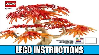 LEGO Botanicals 10348 Japanese Maple Tree building instructions
