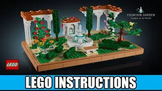 LEGO Icons 10359 Fountain Garden building instructions
