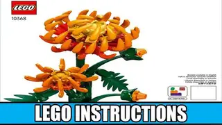 LEGO Icons 10368 Chrysanthemum building instructions