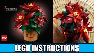 LEGO Icons 10370 Poinsettia building instructions