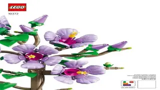 LEGO Botanicals 10372 Hibiscus building instructions