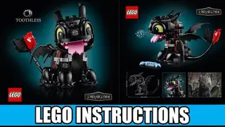LEGO Icons 10375 How to Train Your Dragon: Toothless building instructions