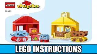 LEGO DUPLO 10414 Daily Routines: Eating & Bedtime building instructions
