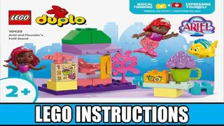 LEGO DUPLO 10420 Ariel and Flounder's Café Stand building instructions