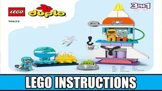LEGO DUPLO 10422 3in1 Space Shuttle Adventure building instructions