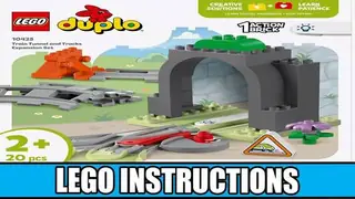 LEGO DUPLO 10425 Train Tunnel and Tracks building instructions