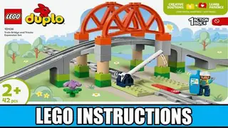 LEGO DUPLO 10426 Train Bridge and Tracks building instructions