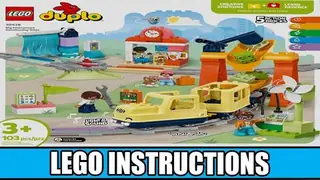 LEGO DUPLO 10428 Big Interactive Community Train building instructions