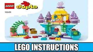 LEGO DUPLO 10435 Ariel's Magical Underwater Palace building instructions