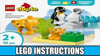 LEGO DUPLO 10442 Wild Animal Families: Penguins & Lions building instructions