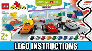 LEGO DUPLO 10445 F1 Team Racing Cars & Drivers building instructions