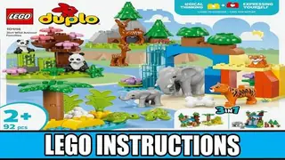 LEGO DUPLO 10446 3in1 Wild Animal Families building instructions
