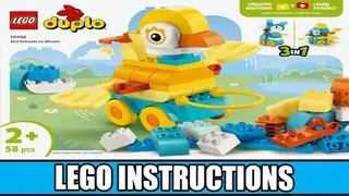 LEGO DUPLO 10448 3in1 Animals on Wheels building instructions
