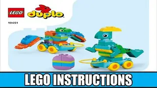 LEGO DUPLO 10451 3in1 Dinosaurs on Wheels building instructions
