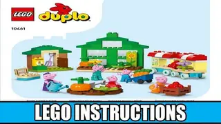 LEGO DUPLO 10461 Grandpa Pig's Garden and Greenhouse building instructions