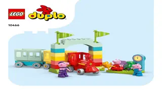 LEGO DUPLO 10466 Train Ride with Grandpa Pig building instructions