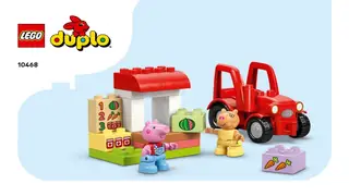 LEGO DUPLO 10468 Tractor and Market building instructions