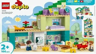 LEGO DUPLO 10470 3 in 1 Modern Family House with Figures building instructions