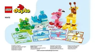 LEGO DUPLO 10472 Animal Building Game building instructions