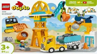 LEGO DUPLO 10476 3 in 1 Construction Site and Vehicles building instructions