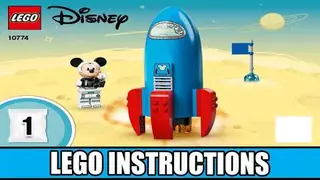 LEGO Disney 10774 Mickey Mouse & Minnie Mouse's Space Rocket building instructions