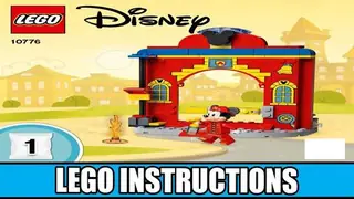LEGO Disney 10776 Mickey & Friends Fire Truck & Station building instructions