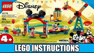 LEGO Disney 10778 Mickey, Minnie and Goofy's Fairground Fun building instructions