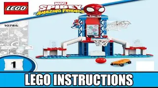 LEGO Marvel 10784 Spider-Man Webquarters Hangout building instructions