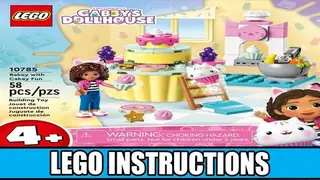 LEGO Gabby's Dollhouse 10785 Bakey with Cakey Fun building instructions