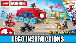 LEGO Marvel 10791 Team Spidey's Mobile Headquarters building instructions