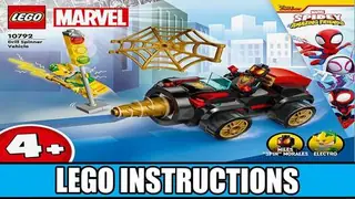 LEGO Marvel 10792 Drill Spinner Vehicle building instructions