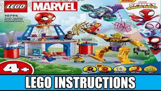 LEGO Marvel 10794 Team Spidey Web Spinner Headquarters building instructions