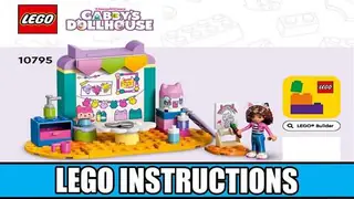LEGO Gabby's Dollhouse 10795 Crafting with Baby Box building instructions