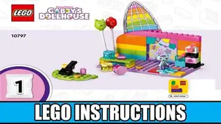 LEGO Gabby's Dollhouse 10797 Gabby's Party Room building instructions