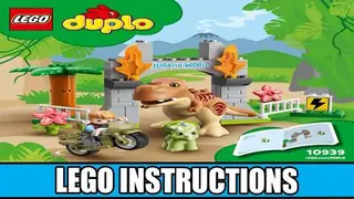 LEGO DUPLO 10939 T. rex and Triceratops Dinosaur Breakout building instructions