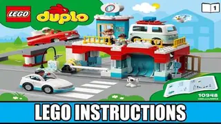 LEGO DUPLO 10948 Parking Garage and Car Wash building instructions
